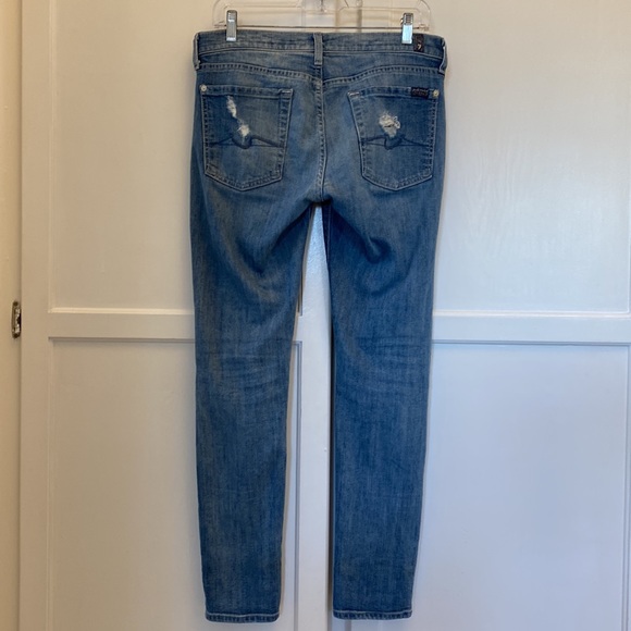 7 For All Mankind josefina skinny boyfriend jeans - 27 - Picture 2 of 7